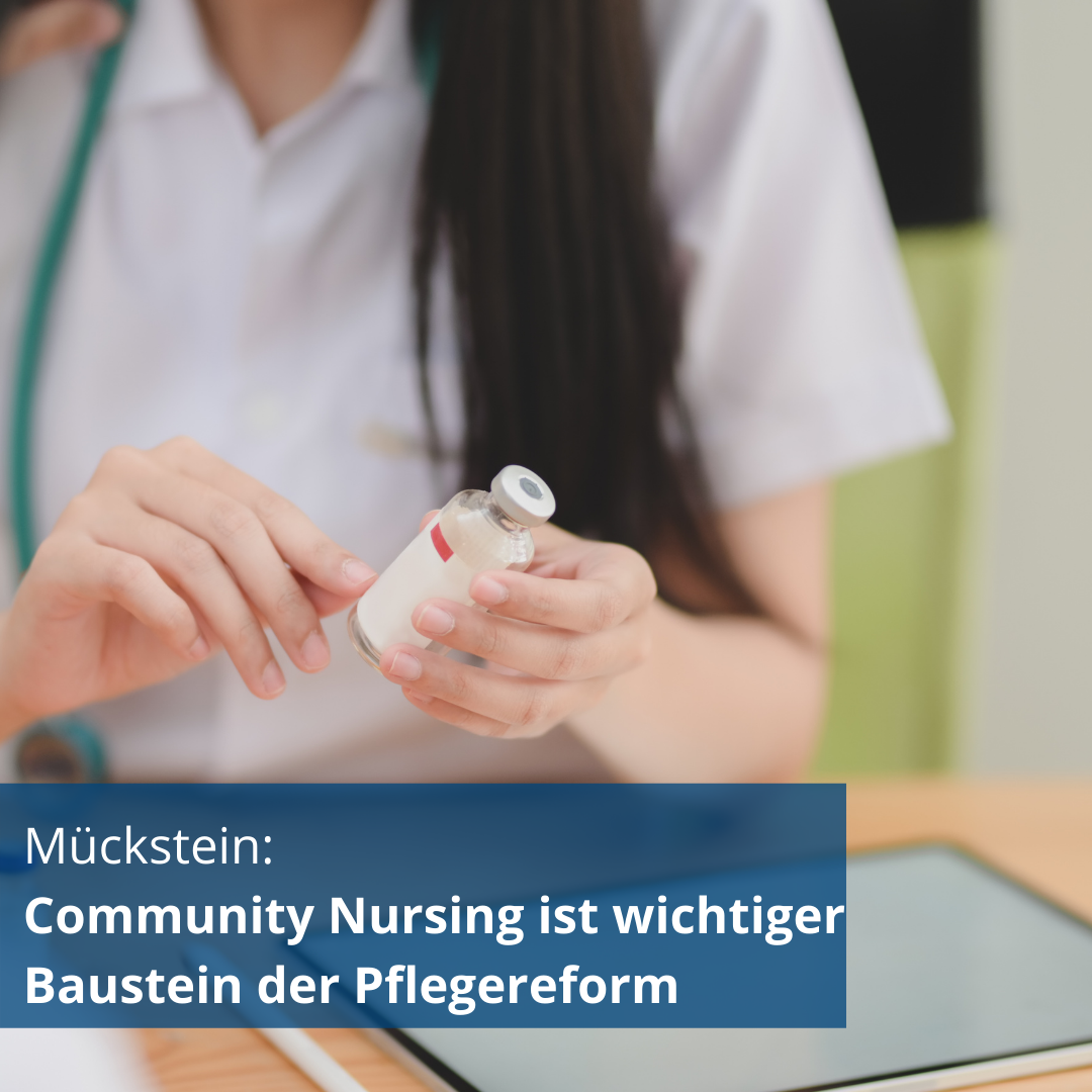 Mückstein: Community Nursing ist wichtiger Baustein der Pflegereform